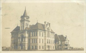 c1907 RPPC Postcard; Flathead County Court House, Kalispell MT Posted