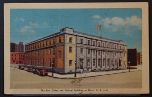 Utica, NY - The Post Office and Federal Building - 1947