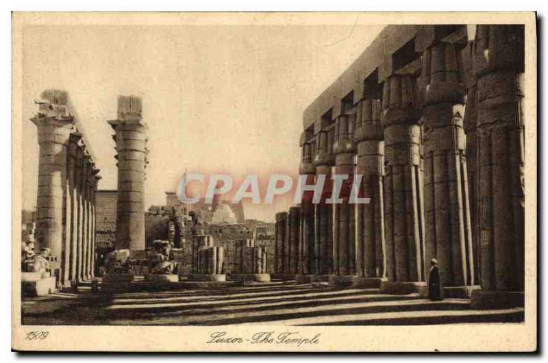 Postcard Ancient Egypt Egypt The Luxor The temple