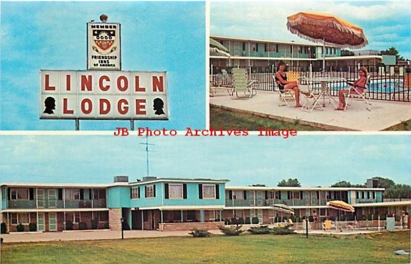 IL, Effingham, Illinois, Lincoln Lodge Motel, Swimming Pool, Multi-View, Dexter