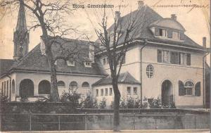 Evang Germany Gemeindehaus Antique Postcard J45454