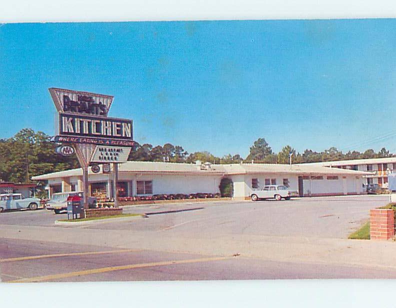 Pre-1980 RESTAURANT SCENE Statesboro Georgia GA B9303