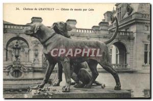 Old Postcard Hunting hounds has Chantilly Hounds by Cain Dogs Dog