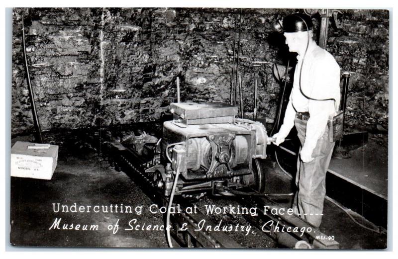 RPPC Undercutting Coal at Working Face, Museum of Science & Industry Chicago, IL