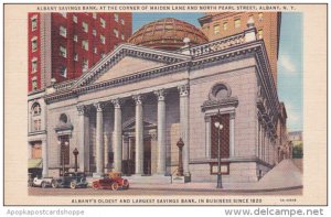 New York Albany Albany Savings At The Corner Of Maiden Lane And North Pearl S...