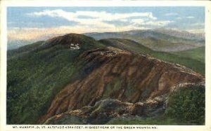 Mount Mansfield - Green Mountains, Vermont VT  