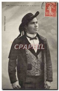 Vannes Old Postcard Costume d & # 39homme Vannes and around (folklore)