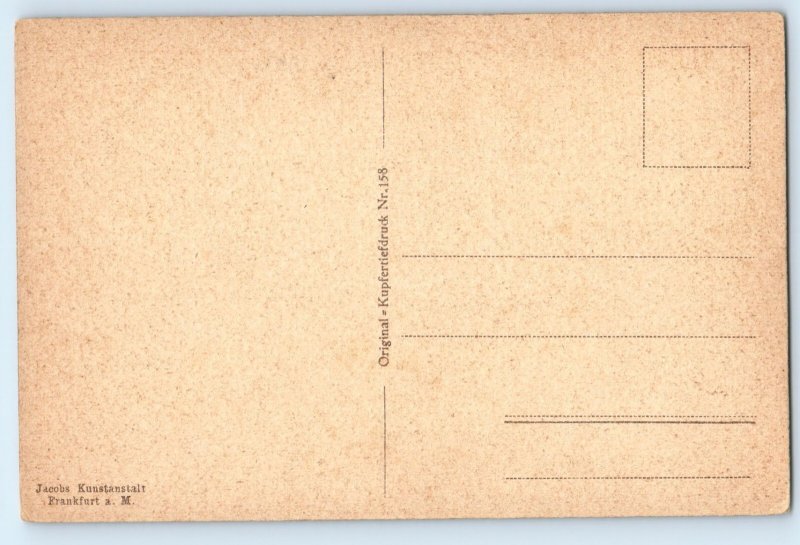 Frankfurt Hesse Germany Postcard Coldhul Street c1940's Vintage Unposted