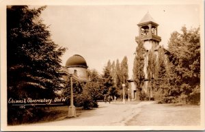 Real Photo Postcard Chimes and Observatory University of Washington Seattle~233