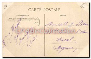 Postcard Old Saint Quentin Monument Low Relief 1557 Left