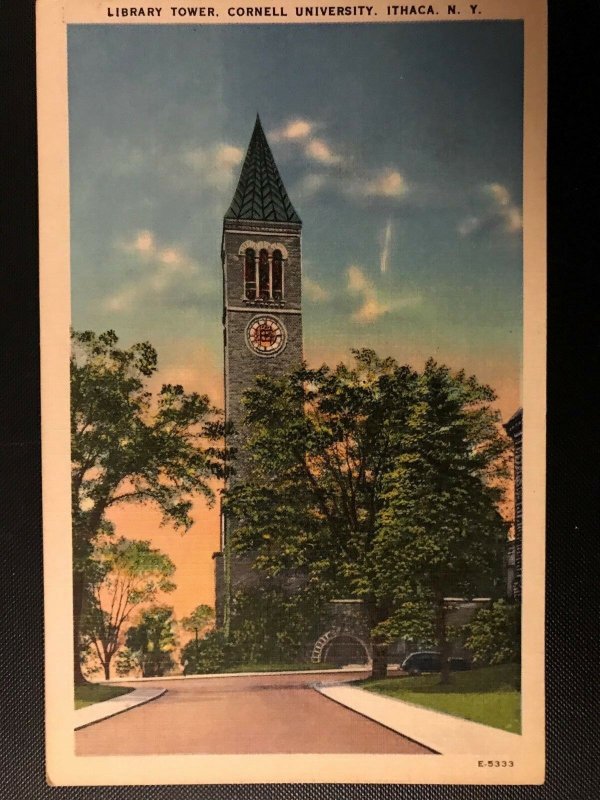 Carte Postale Ithaca Falls Cornell University NY – USA – Timbrée