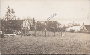 Elk Hotel Comox BC Vancouver Island Fenn Real Photo Postcard E93