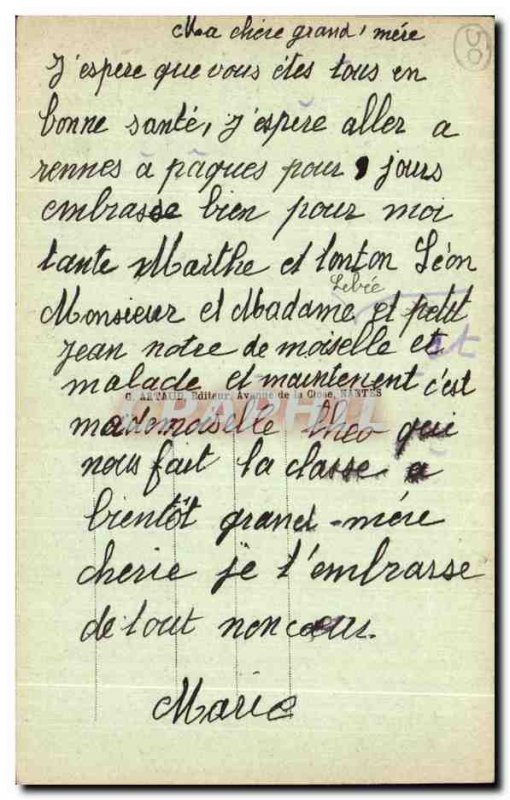 Old Postcard Mortain Rocks Montjoie