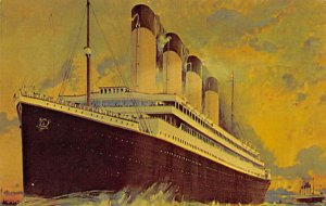 Olympic Modern Card White Star Line Olympic Ship 