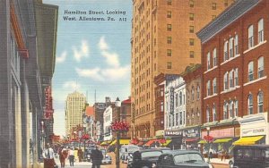 Hamilton Street, Looking West Allentown Pennsylvania, PA