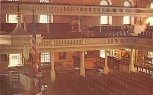 Interior of Old South Meeting House Boston, Massachusetts  