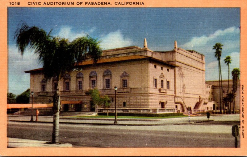 California Pasadena The Civic Auditorium