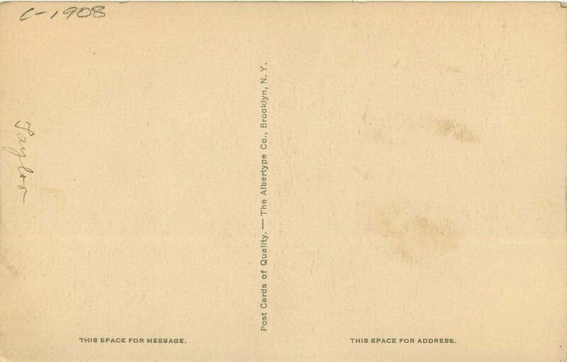 Albertype C-1908 Mansfield Grade School Pennsylvania Postcard 20-1029