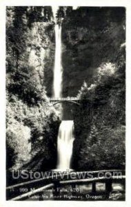 Real Photo - Multnomah Falls - Columbia River, Oregon