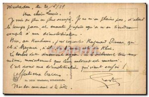 Old Postcard Wiesbaden WilhelmstraBe