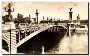 Old Postcard Paris Pont Alexandre III