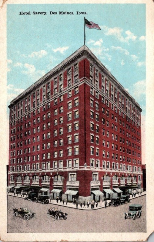 Iowa Des Moines Hotel Savery