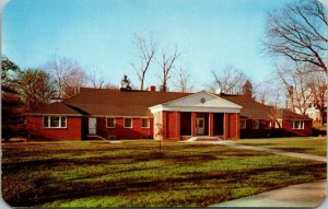 Vtg Library Fairleigh Dickinson University Teaneck New Jersey NJ Postcard