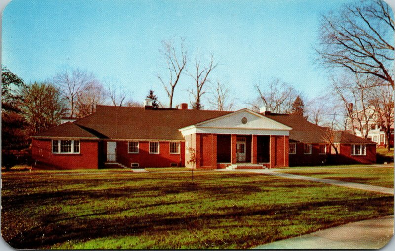 Vtg Library Fairleigh Dickinson University Teaneck New Jersey NJ Postcard