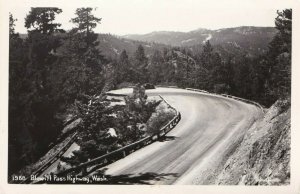 1940s Vintage Real Photo Post Card EkC RPPC - Blewett Pass Highway Washington