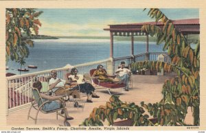 Charlotte Amalie , Virgin Islands , 1930-40s ; Garden Terrace , Smith's Fancy