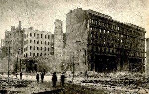 CA - San Francisco. 1906 Earthquake & Fire. The Emporium