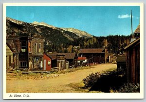 St. Elmo, Colorado  Mining Ghost Town - Postcard
