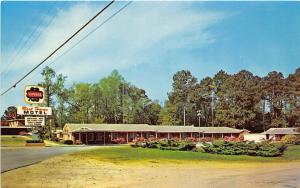 Rest Haven Motel US 301 25 Claxton Georgia 1960s postcard