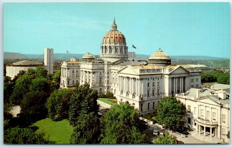 Postcard - State Capitol Buildings, Harrisburg, Pennsylvania 