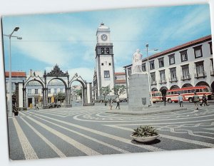 Postcard The City Grates Ponta Delgada São Miguel Island Portugal