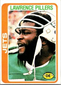 1978 Topps Football Card Lawrence Pillers New York Jets sk7309