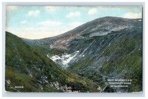 Vintage White Mountain, N. H. Truckermans Ravine Mt. Washington. Postcard P28E