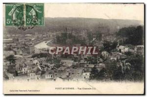 Postcard Old Bridge Audemer Vue Generale