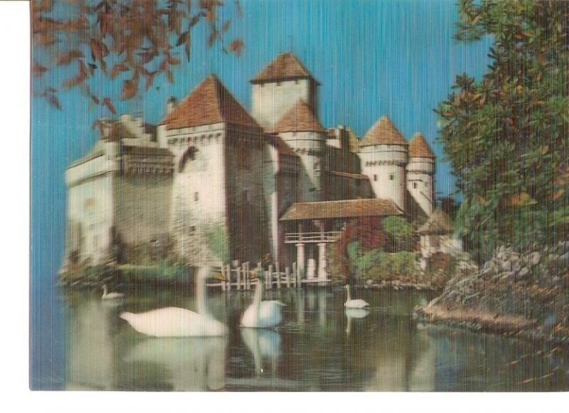 Postal 028758 : Postal holografica. Un castillo