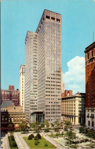 Alcoa Building Mellon Square Skyscraper Aluminum Company Garage Postcard Vintage 