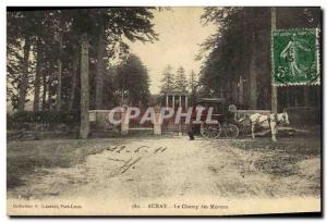 Old Postcard Auray The Martyrs Field