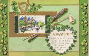 Irish Memories St. Patrick's Day Unused light yellowing from age