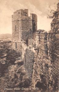 BR59822 water tower and walls  chester    uk