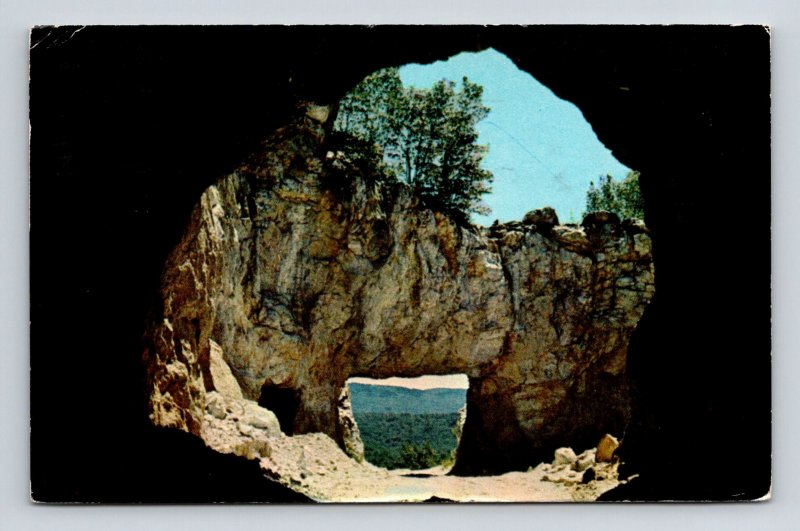 Grafton New Hampshire Ruggles Mine Scenic Landmark Chrome Cancel WOB Postcard