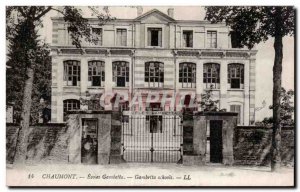 Old Postcard Chaumont Ecoies Gambetta Gambetta schools