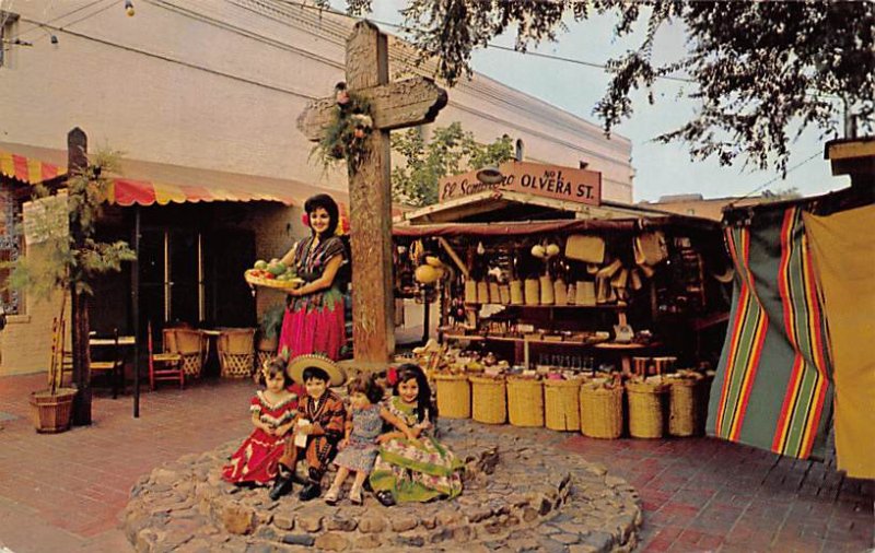 Olvera Street Mexico, USA Postal Used Unknown 