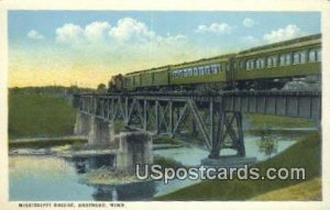 Mississippi Bridge - Brainerd, Minnesota MN Postcard