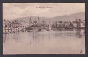 Vintage Postcard United Kingdom Ramsey Harbour 1913