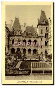 Old Postcard La Rochelle House Henri II