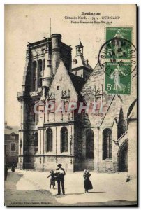 Old Postcard Breatagne North Cotes Guingamp Our Lady of Good Help
